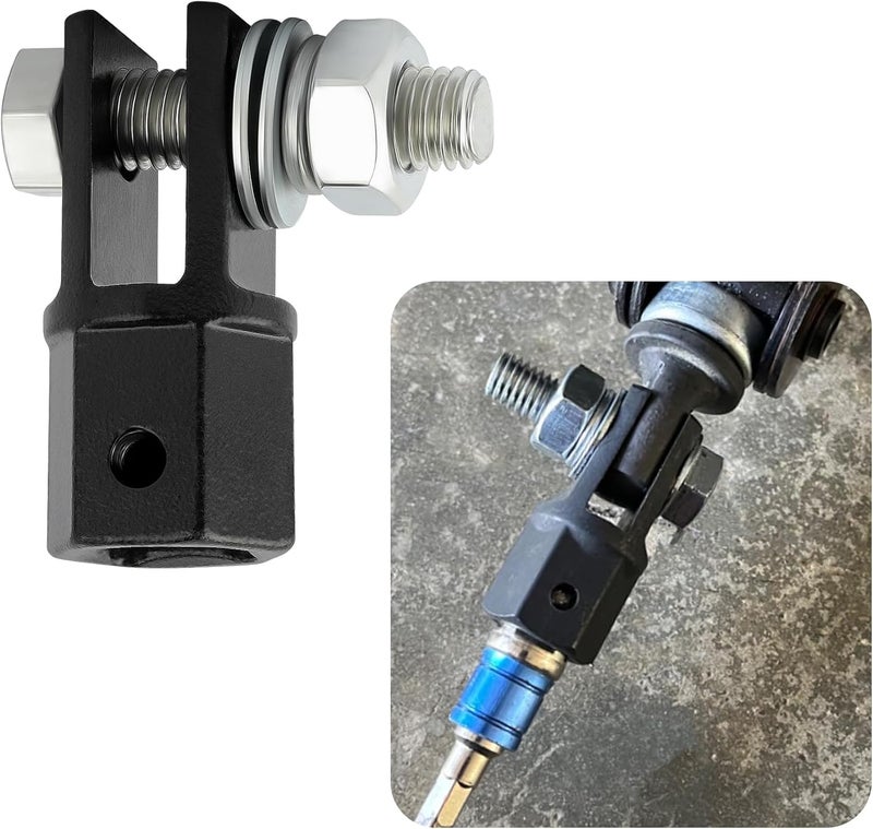 Junecarp Drive by 1/2" Impact Drills/Ratchet or Impact 13/16" Lug Wrench, Save Labor Car Jack Wrench Ratchet Tool for Scissors Jack - Image 1
